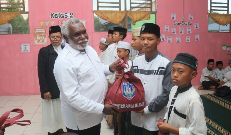 Wakil Gubernur Papua Selatan Menyapa Santri Ponpes Hidayatullah Merauke