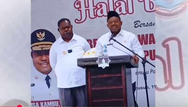 Gubernur dan Wakil Gubernur Papua Barat Daya Halal Bihalal Idulfitri di Ponpes Hidayatullah