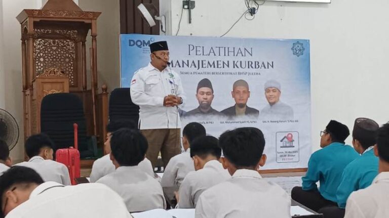 Menyembelih dengan Ilmu, DQM Gandeng LSH Hidayatullah Gelar Pelatihan Manajemen Qurban