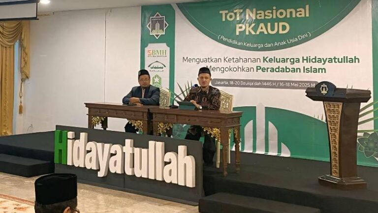 Buka TOT Nasional PKAUD, Ketua Umum Hidayatullah Tekankan Urgensi Ketahanan Keluarga