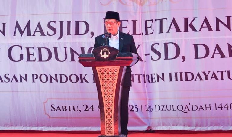 Wakil Menteri Agama Resmikan Masjid Ummul Quraa Hidayatullah Depok, Peletakan Batu Pertama Pembangunan Gedung Sekolah dan Tinjau Khitan Massal 2000 Anak