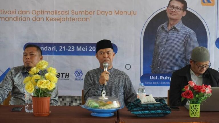Pelatihan Ekonomi Inklusif Perkuat Kemandirian Umat dan Dukung Program Pemerintah