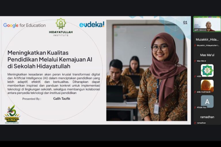 Menyulam AI dalam Pendidikan, Jaringan Sekolah Integral Hidayatullah Mantapkan Transformasi Digital