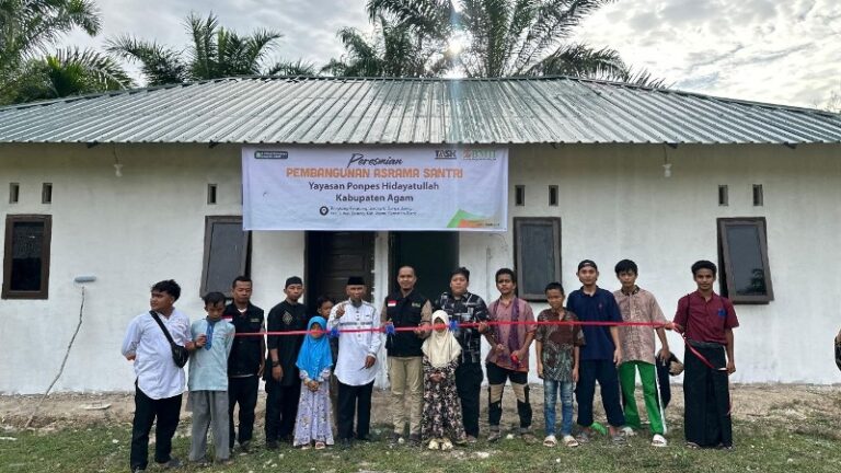 Asrama Santri Hidayatullah Diresmikan di Jantung Nagari Sungai Jaring