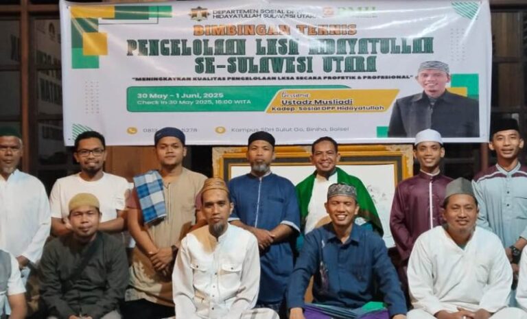 Profetik dan Profesionalisme dalam Amal Sosial, Bimtek LKSA Hidayatullah Sulawesi Utara