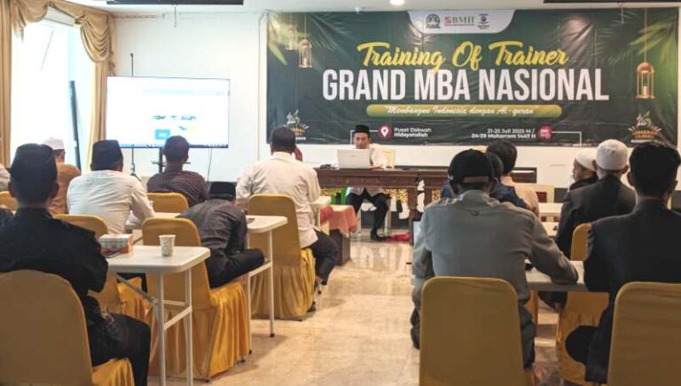 TOT Grand MBA Nasional Digelar, Respon Kebutuhan Dakwah hingga Pelosok