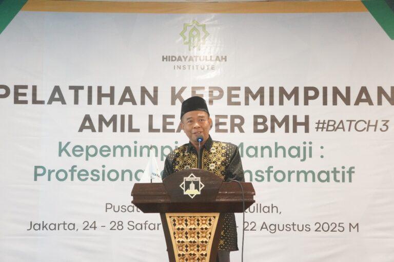 Sekretaris Jenderal DPP Hidayatullah Buka Pelatihan Kepemimpinan Amil Leader BMH Batch3
