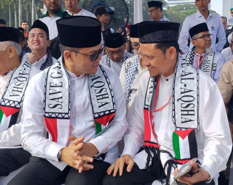Indonesia Tegaskan Dukungan Konstitusional untuk Palestina di Aksi Akbar Monas