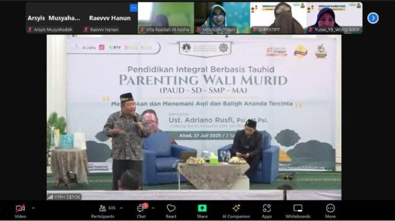 Webinar Parenting Mushida Soroti Krisis Aqil-Baligh dalam Pendidikan Modern