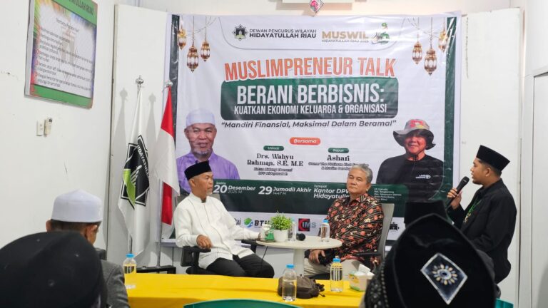 Muslimpreneur Talk Muswil Hidayatullah Riau Dorong Penguatan Kemandirian Ekonomi