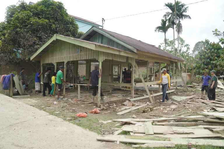 Rumah Terdampak Banjir di Tamiang Direhabilitasi, Prioritaskan Kelompok Rentan