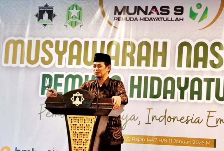 Naspi Arsyad Buka Munas IX Pemuda Hidayatullah di Jakarta, Ingatkan Indonesia Emas 2045
