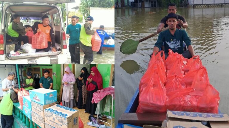 Relawan Kemanusiaan Tembus Air Tinggi Demi Sepiring Harapan bagi Warga Mintobasuki