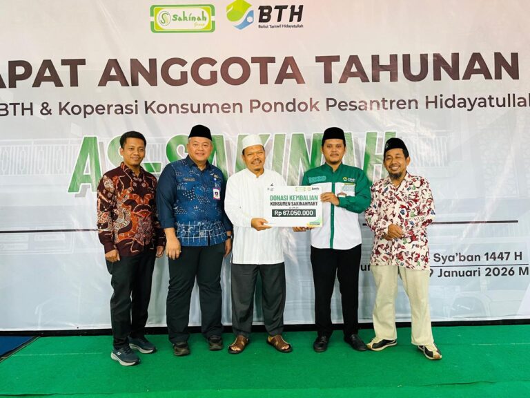 Donasi Kembalian Sakinah Mart Disalurkan ke BMH dalam RAT 2026