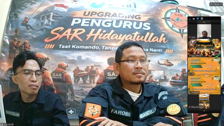 Upgrading Pengurus SAR Hidayatullah Perkuat Sistem Alur Komando dalam Mitigasi Krisis