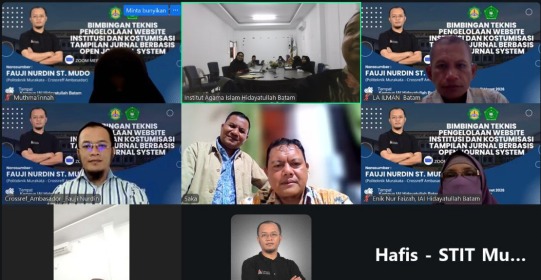 Kampus IAI Hidayatullah Batam Tingkatkan Kompetensi Pengelolaan Website dan Jurnal OJS