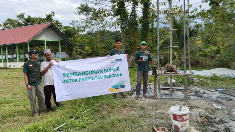 Program Sumur Bor Hidayatullah Hadirkan Akses Air Bersih bagi Warga Pascabanjir