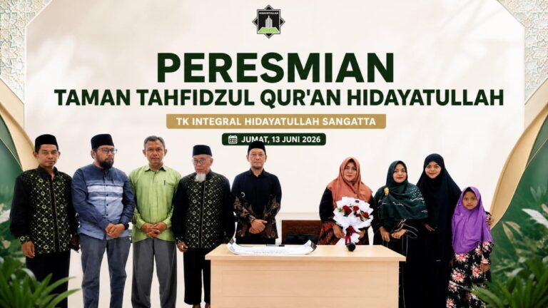 Hidayatullah Sangatta Resmikan Taman Tahfidzul Qur’an untuk Mencetak Generasi Qurani