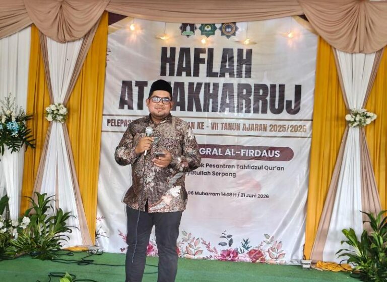 Haflah At-Takharruj Al-Firdaus Banten Jadi Momentum Penguatan Pendidikan Islam Berkualitas