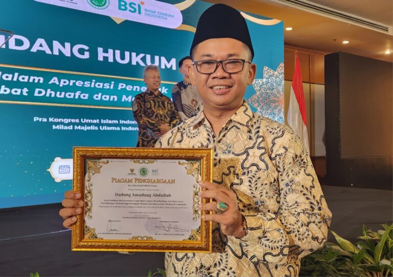 Dudung Amadung Abdullah Masuk 10 Besar Penerima Apresiasi Penegakan Hukum MUI 2026