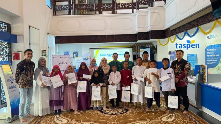 HUT Ke-63 PT TASPEN, Jalin Kerja Sama dengan BMH Gelar Pengajian dan Santunan Santri